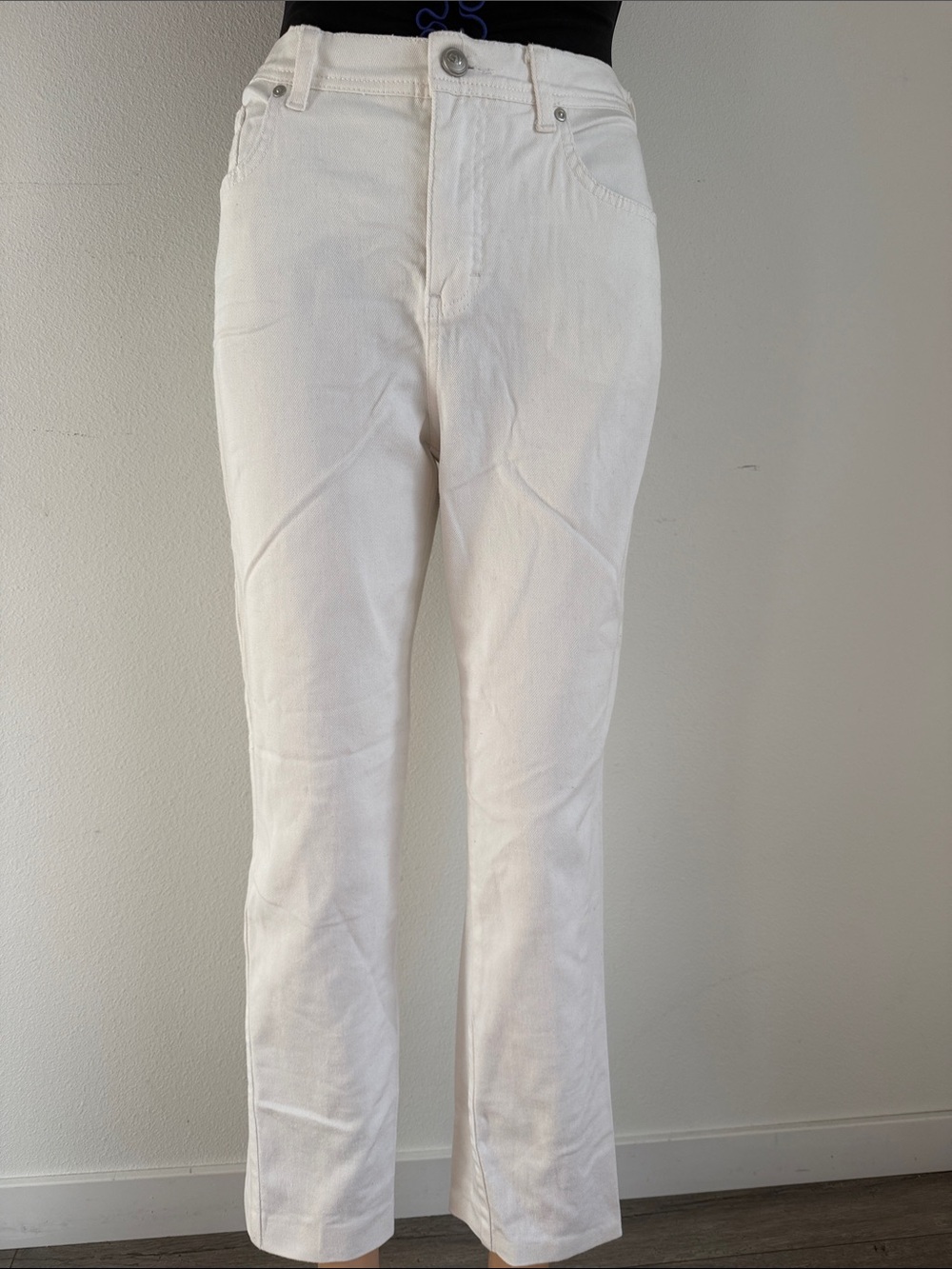 Gloria Vanderbilt Knitology Cali Straight-Leg Ankle Jeans